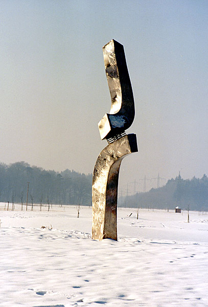 Plastik o.T., 1995, H&ouml;he ca. 560cm, Hofgut Scheibenhardt, Karlsruhe